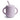 Mushie silicone training cup straw soft lilac